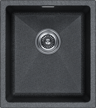 Кухонная мойка Paulmark LUMI 41UNI LU41-DG 46х41 цвет графит